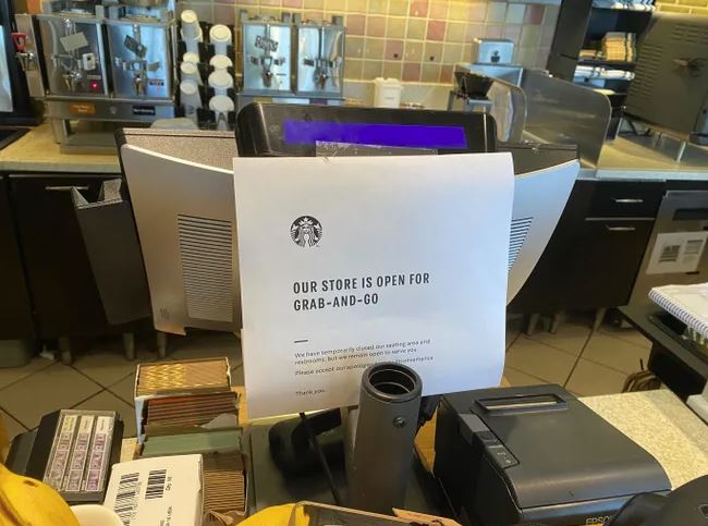 Starbucks'ta coronavirüs önlemleri: Sosyalleşme devri bitiyor!